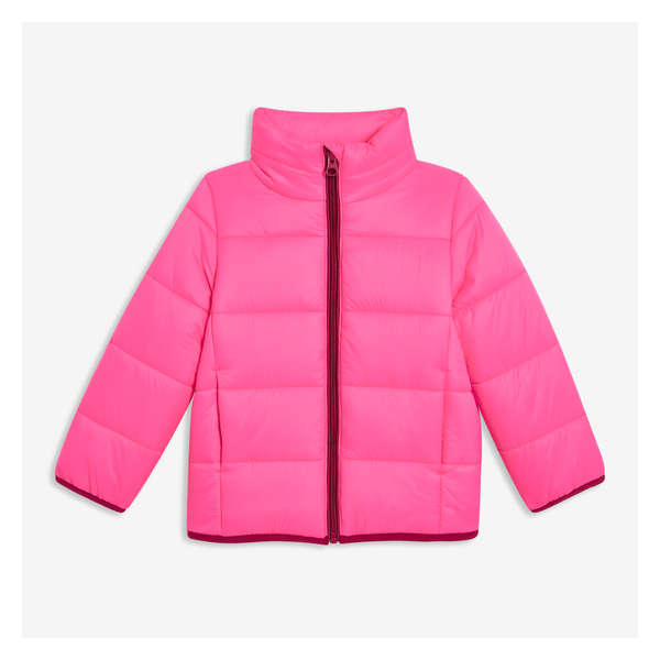 Toddler Girls' Jacket with PrimaLoft® - Bright Pink